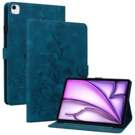 Bloemen Book Case met Wake/Sleep - iPad Air 11 (2024/2025) Hoesje - Blauw