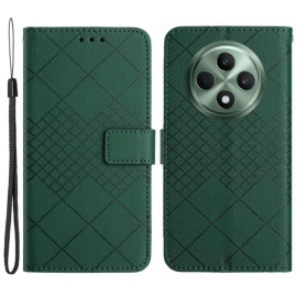 Coverup Rhombus Book Case - OPPO Reno12 F 5G Hoesje - Groen