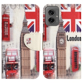 Coverup Book Case - Motorola Moto G55 Hoesje - London