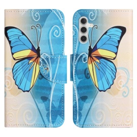 Coverup Book Case - Samsung Galaxy S24 FE Hoesje - Blauwe Vlinder