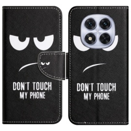 Coverup Book Case - Xiaomi Redmi Note 14 Pro 5G / Pro+ / Poco X7 Hoesje - Don't Touch