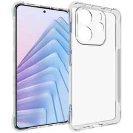 Coverup TPU Back Cover met AirBag Corners - Xiaomi Redmi Note 14 4G Hoesje - Transparant