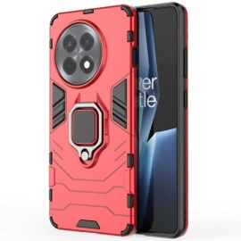 Coverup Ring Kickstand Back Cover - OnePlus 13R Hoesje - Rood