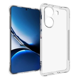 Coverup TPU Back Cover met AirBag Corners - Xiaomi Poco X7 Pro Hoesje - Transparant