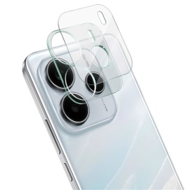 9H Tempered Glass - Xiaomi Redmi Note 14 5G Camera Lens Protector - Transparant