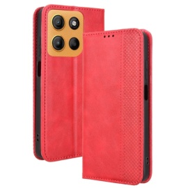 Coverup Vintage Style Book Case - Motorola Moto G15 / G15 Power Hoesje - Rood