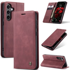 CaseMe 013 Book Case - Samsung Galaxy S25 Plus Hoesje - Bordeaux