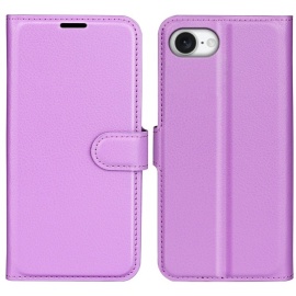 Coverup Book Case - iPhone 16e Hoesje - Paars