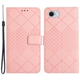 Coverup Rhombus Book Case - iPhone 16e Hoesje - Roze