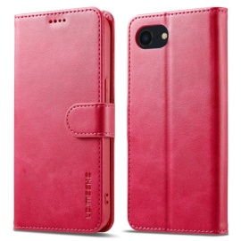 LC.IMEEKE Luxe Book Case - iPhone 16e Hoesje - Roze