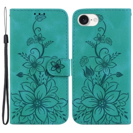 Coverup Bloemen Book Case - iPhone 16e Hoesje - Groen