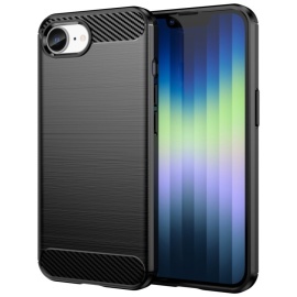 Coverup Armor Brushed TPU Back Cover - iPhone 16e Hoesje - Zwart