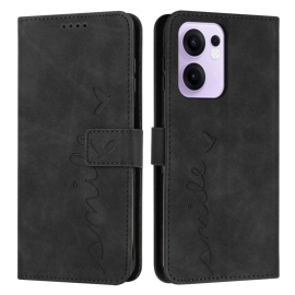 Coverup Smile Book Case - OPPO Reno13 F / FS 5G Hoesje - Zwart